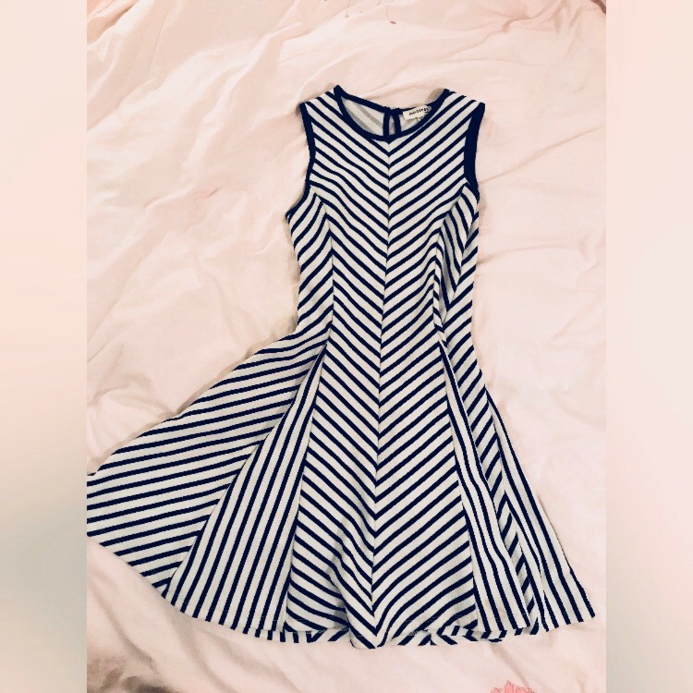 Black stripe dress